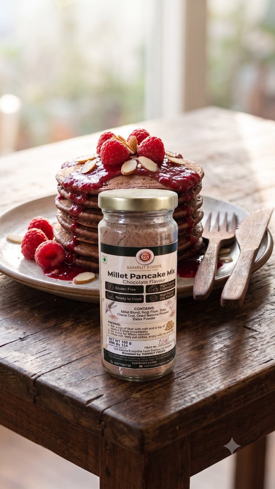 Millet pancake mix Chocolate flavour